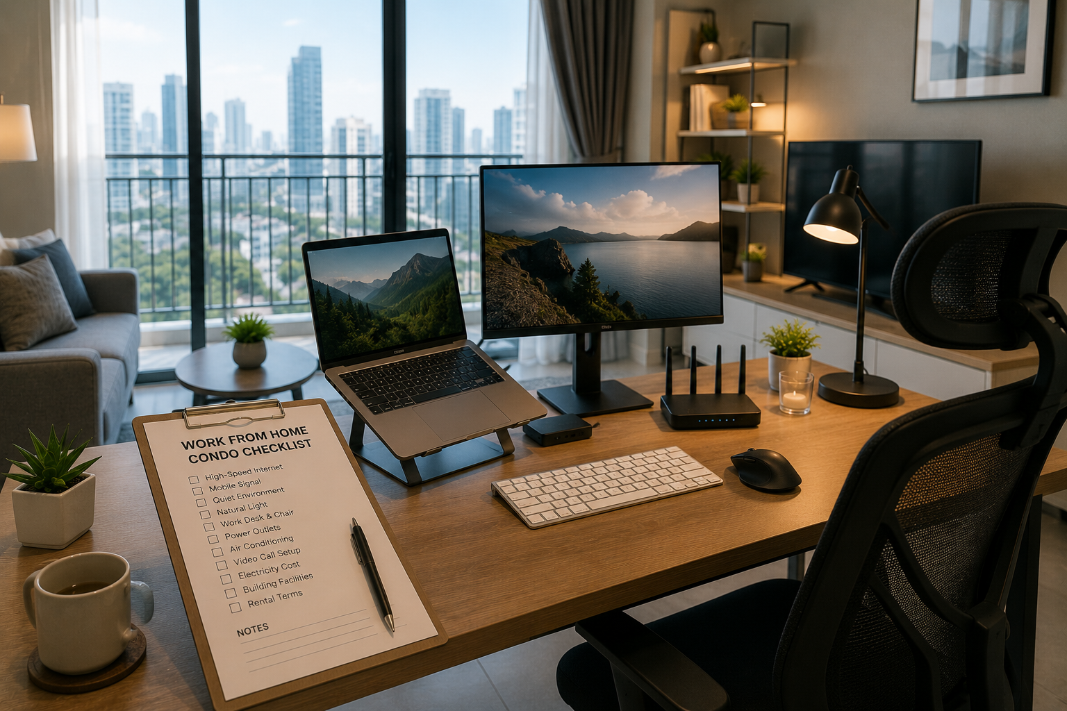 Checklist for renting a work-from-home condo in Thailand before moving in